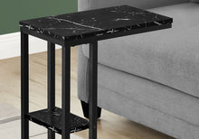 Load image into Gallery viewer, Accent Table, C - Shaped, Marble Look Contemporary & Modern Convenient Design