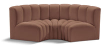 Load image into Gallery viewer, Arc - Faux Leather 3 Piece Modular U-Shaped Sofa