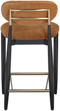 Load image into Gallery viewer, Riccio - Fabric Stool - Black Frame