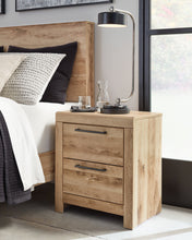 Load image into Gallery viewer, Hyanna - Two Drawer Night Stand - Tan Brown