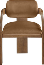 Load image into Gallery viewer, Cedra - Velvet Performance Fabric Upholstered Dining Chair (Set of 2) - Brown Frame