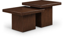Load image into Gallery viewer, Spencer - 18" Oak Veneer 2 Piece Coffee Table