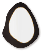 Load image into Gallery viewer, Kierlock - Accent Mirror - Black / Gold Finish