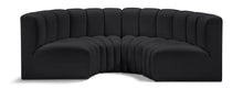 Load image into Gallery viewer, Arc - Faux Leather 4 Piece U-Shaped Modular Sofa