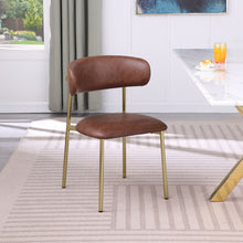 Load image into Gallery viewer, Lupita - Dining Chair With Brushed Gold Legs (Set of 2)