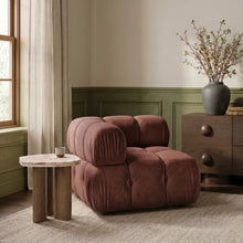 Load image into Gallery viewer, Orin - Velvet Performance Fabric Upholstered Modular Corner Chair