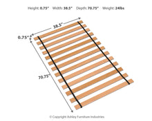 Load image into Gallery viewer, Platform - Twin Roll Slats - Brown