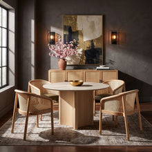 Load image into Gallery viewer, Sylvan - Vegan Leather Dining Chair (Set of 2) - Natural Frame