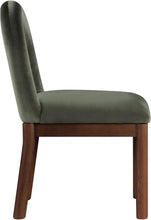 Load image into Gallery viewer, Conrad - Velvet Dining Chair With Brown Legs