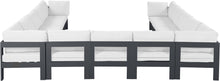 Load image into Gallery viewer, Nizuc - Outdoor Patio 13 Piece Modular Sectional With Gray Frame