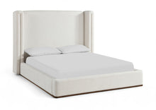 Load image into Gallery viewer, Solange - Linen Textured Fabric Upholstered Bed