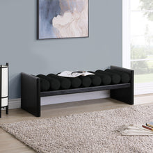 Load image into Gallery viewer, Waverly - Bench With Black Frame