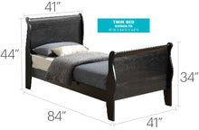 Load image into Gallery viewer, Panel Sleigh Bed