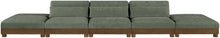 Load image into Gallery viewer, Turin - Chenille Fabric Upholstered Modular Sectional - Green