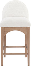 Load image into Gallery viewer, Waldorf - Boucle Stool With Natural Legs