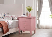 Load image into Gallery viewer, 3 Drawer Nightstand & Dove Tailed Drawers