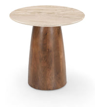 Load image into Gallery viewer, Liona - Marble And Mango Wood Table