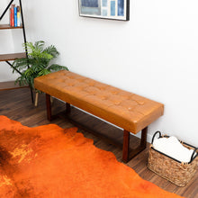 Load image into Gallery viewer, Cameron - Bench - Brown / Tan
