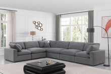 Load image into Gallery viewer, Comfy - 6 Piece Velvet Modular Corner Sectional