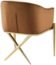 Load image into Gallery viewer, Xavier - Dining Chair with Gold Legs