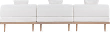 Load image into Gallery viewer, Laguna - 3 Piece Resilient Water Resistant Fabric 106.5" Outdoor Patio Armless Modular Sofa