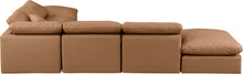 Load image into Gallery viewer, Indulge - Faux Leather 6 Piece Modular Armless Sectional