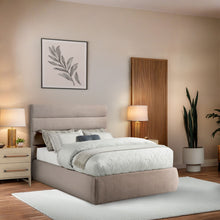 Load image into Gallery viewer, Adam - Linen Fabric Bed With 52" Headboard
