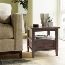 Load image into Gallery viewer, Warm Shaker - End Table - Warm Walnut Brown