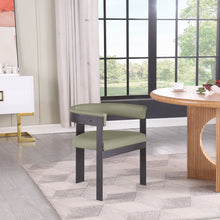 Load image into Gallery viewer, Romeo - Faux Leather Dining Chair With Black Base (Set of 2)