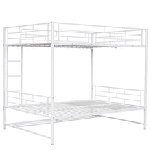 Load image into Gallery viewer, Metal Bunk Bed With Shelf And Guardrails