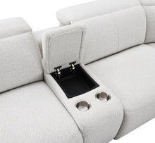 Load image into Gallery viewer, U15 - 6 Piece Beige Power Reclining Sectional With Power Headrest - White