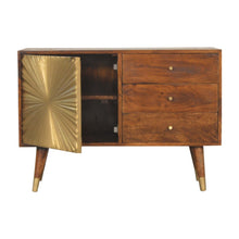 Load image into Gallery viewer, Manila - Sideboard, 3 Drawer - Chestnut
