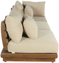 Load image into Gallery viewer, Mirella - 3 Piece Water Resistant Fabric Upholstered Outdoor Patio Modular Sofa