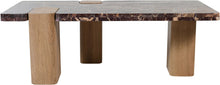 Load image into Gallery viewer, Ravenna - Marble/Stone Coffee Table - Burgundy