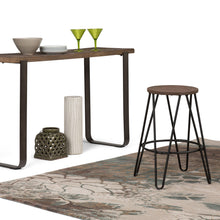 Load image into Gallery viewer, Simeon - Multifunctional Metal Stool With Wood Seat
