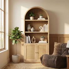 Load image into Gallery viewer, Botanical - Oak Veneer And Solid Wood Bookcase