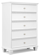 Load image into Gallery viewer, Fortman - Five Drawer Chest - White