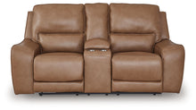 Load image into Gallery viewer, DeepWakes - Power Reclining Loveseat / Console / Adjustable Headrest