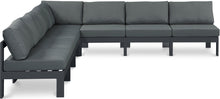 Load image into Gallery viewer, Nizuc - Outdoor Patio 7 Piece Modular Sectional With Gray Frame