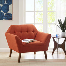 Load image into Gallery viewer, Modern Lounge Chair With Button Tufting