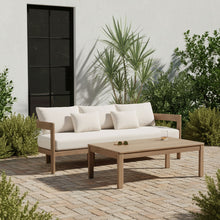 Load image into Gallery viewer, Newport - Water Resistant Fabric 86.75" Upholstered Outdoor Patio Sofa