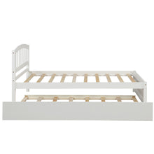 Load image into Gallery viewer, Platform Bed Wood Bed Frame With Trundle