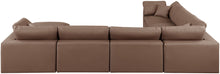 Load image into Gallery viewer, Comfy - 7 Piece Faux Leather Modular Sectional With Chaise