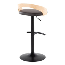 Load image into Gallery viewer, Grotto - Contemporary Adjustable Barstool With Swivel & Rounded T Footrest (Set of 2)