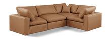 Load image into Gallery viewer, Comfy - 4 Piece Faux Leather Modular Sectional