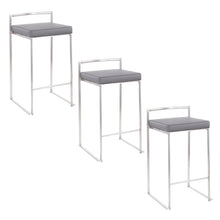 Load image into Gallery viewer, Fuji - Elegant Design Contemporary Stackable Counter Stool
