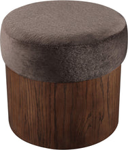Load image into Gallery viewer, Nimes - Ottoman / Stool With Brown Base