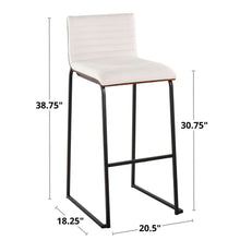 Load image into Gallery viewer, Mason Mara - Contemporary Versatile Desig Fixed Height Barstool (Set of 2)