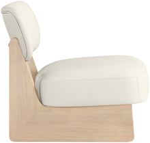 Load image into Gallery viewer, Vetra - Vegan Leather Upholstered Accent Chair With Natural Base