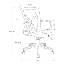 Load image into Gallery viewer, Office Chair, Adjustable Height, Swivel, Ergonomic, Mesh, Contemporary & Modern